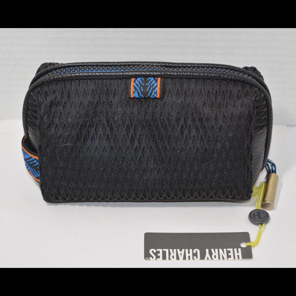 NWT Henry Charles Makeup Bag Breathable Pouch Travel Designer Accessory